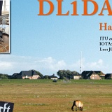 the QSL card